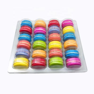  12 macaron plastic clamshell packaging