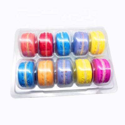 10 pcs macaron clamshell packaging